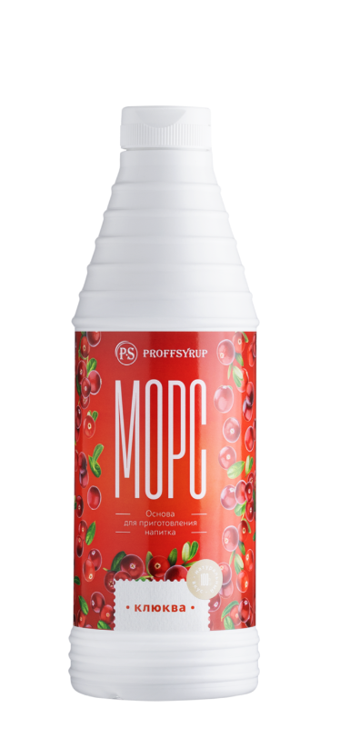 Основа для напитков ProffSyrup Морс Клюква 1 кг